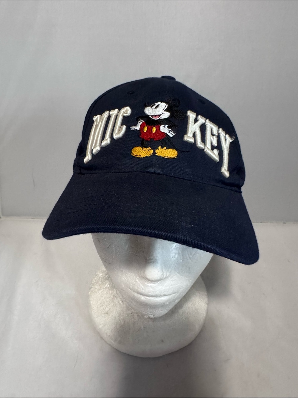 Disney Mickey Mouse Youth Hat Blue Baseball Cap Adj. Snap closure